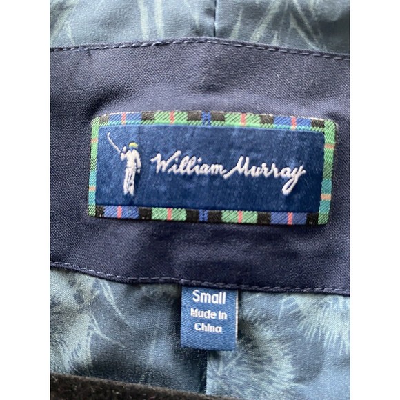 William Murray Golf Serious Business Blazer Performance Mens Small Blue NWOT - Picture 15 of 16
